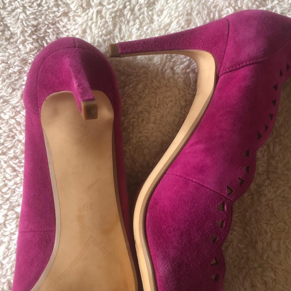 Winona Pink Suede Heels from Dune London - Picture 4 of 5